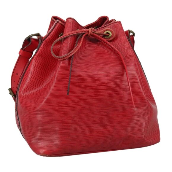 LOUIS VUITTON Epi Petit Noe Shoulder Bag Red - Picture 1 of 16